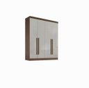 Ver imagem 1 de Guarda Roupa da Vinci 4 Portas Castanho/off - D Doro