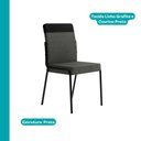 Ver imagem 5 de Conjunto Sala de Jantar 4 Cadeiras Veneza Carraro Nogal Preto