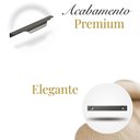 Ver imagem 2 de Kit 30 Puxador Wave Cava para Porta Gaveta de Alumínio 200mm - Titanio