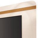 Ver imagem 4 de Rack Sala Martina com Painel TV 80 pol Orgânico Ermione B01 Off White Cinamomo - Lyam Decor