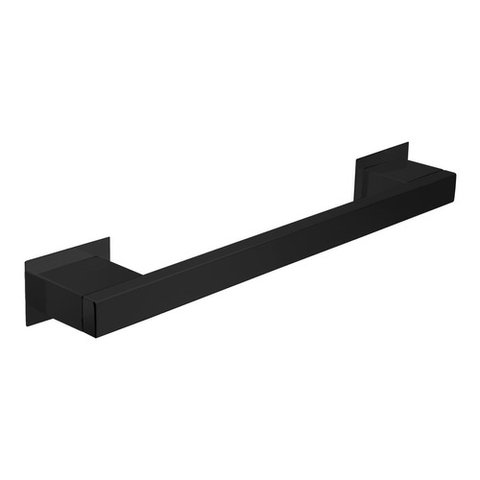 Toalheiro 20 Cm Inox Preto Fosco - Kromus Rt0304-20b