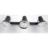 Spot Trilho Alumínio 3xe27 Farol C/Difusor Anodizado Preto Tr234/3-Pt Jm Iluminação - 1
