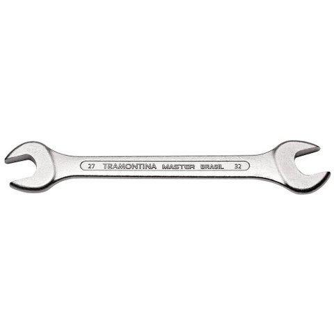 Chave Fixa 27x32 Mm Tramontina com Corpo em Aço Especial Cromado Tramontina