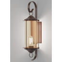 Ver imagem 3 de Arandela Aço Fosfotizado 1XE27 Vintage 240 Marrom Com Vidro Transparente 5344 Ideal