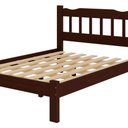 Ver imagem 4 de Cama Casal em Madeira Maciça Pérola Resistente Castanho