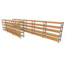 Ver imagem 1 de Kit 8 Mini Porta Pallet 250 Kg 180x200x60 (cxlxp)
