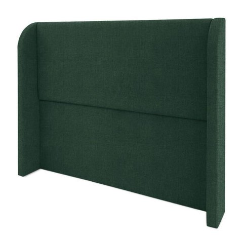 Cabeceira Casal 140 cm com Frame Imperial Linho Verde Musgo Impo