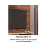 Painel para TV até 47 Polegadas Valência Permobili Café/Rústico - 3
