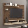 Painel para TV até 47 Polegadas Valência Permobili Café/Rústico - 1