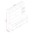 Ver imagem 3 de Home Theater Tv Até 50¿ Marcos Rijo - Móveis Madetec
