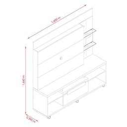 Home Theater Tv Até 50¿ Marcos Rijo - Móveis Madetec - 3