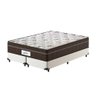 Cama Box Queen Branca + Colchão de Molas Ensacadas - Probel - Pro Sleep Max - 158x198x65cm - 1