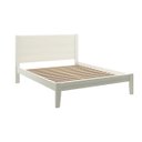 Ver imagem 3 de Cama Casal Queen Size 1,60 Madeira Maciça Natural Cabeceira:branco