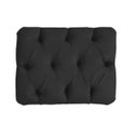 Ver imagem 4 de Puff Banqueta Decorativo Retrô Luis XV Suede Preto