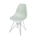 Ver imagem 1 de Cadeira Charles Eames Eiffel Dkr Base Cromada:verde Claro