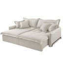 Ver imagem 3 de Sofá Cama Retrátil e Reclinável Leona 190 Cm Braço 15 Cm Meu Sofá Online