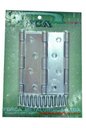 Ver imagem 3 de Dobradiça Inox Cromada 3,5" Cartela com 3 Peças e Parafusos