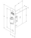 Ver imagem 2 de Fecho Rolete para Porta Pivotante Stam Inox sem Chave Cromado