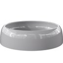Ver imagem 6 de Kit 02 Cubas de Apoio Oval Para Banheiro Lavabo C01 Capri O39 Cinza - Lyam Decor