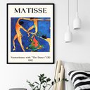 Ver imagem 1 de Quadro Decorativo Matisse The Dance Ii - 70x50cm:moldura Preta