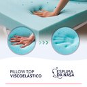 Ver imagem 4 de Cama Box King Colchão Molas Ensacadas Espuma Nasa Viscoelástica Ortopédico D33 com Pillow Bf Colchõe