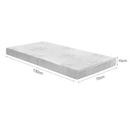 Berço Mini Cama Infantil Bebê Iris Retro - C/ Colchao:branco - 8