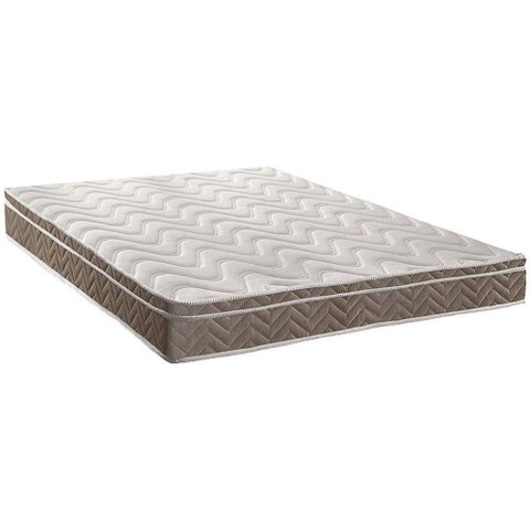 Colchão Queen Ortopédico D33 / EP Anatômico Confort Ultra Firme Euro Pillow Brown (158x198x25) -
