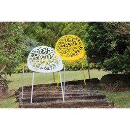 Kit 2 Cadeiras Fiorita Amarelo - 2