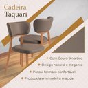 Ver imagem 6 de Cadeira de Jantar Taquari Madeira Maciça Couro Sintético Bege