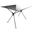 Ver imagem 1 de Base para Mesa (Vidro Não Incluso) Alegretto 04 Lugares Preta