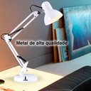 Ver imagem 3 de Luminária Pixar Lorben Abajur de Mesa Articulada com Garra e Base Branco