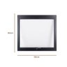 Janela Alto Padrão Maxiar de Banheiro Linha Suprema 50x50cm Esquadria de Alumínio Preto - 5