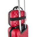 Ver imagem 7 de Mala de Viagem Tamanho Média 23kg Rodas 360 - Gladiador Diamond com Frasqueira D1m Cor: Cereja