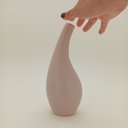 Ver imagem 5 de Vaso Decorativo Cachepô Enfeite Casa Cerâmica 23x10x10cm Bege