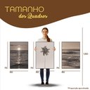 Ver imagem 5 de Quadros Decorativos Mar Praia Sol - Sépia Moldura Filete:Moldura Freijó/50x75