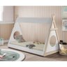 Cama Infantil Montessoriano Cabana Cherokee Natural/Branca - Casatema - 1