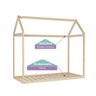 Mini Cama Montessoriana Infantil Montessoriana Casinha Ii Natural - Casatema - 2