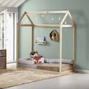 Ver imagem 1 de Mini Cama Montessoriana Infantil Montessoriana Casinha Ii Natural - Casatema