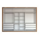 Ver imagem 5 de Guarda-roupa Casal Saint 6 Portas 6 Gavetas com Espelho Cinamomo-branco - Panorama Móveis
