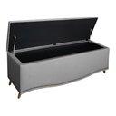 Ver imagem 5 de Calçadeira Sapateira Baú Holanda 1,40 Linho Grafite - Star Confort