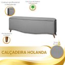 Ver imagem 7 de Calçadeira Sapateira Baú Holanda 1,40 Linho Grafite - Star Confort