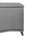 Ver imagem 4 de Calçadeira Sapateira Baú Holanda 1,40 Linho Grafite - Star Confort