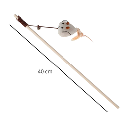 CASINHA DE PAPELAO GATO COM ARRANHADOR + VARINHA DIVERSÃO - 5