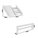 Ver imagem 6 de Cama Infantil Prime com Grade de Proteção e Kit Escadinha/ Escorrega - Casatema