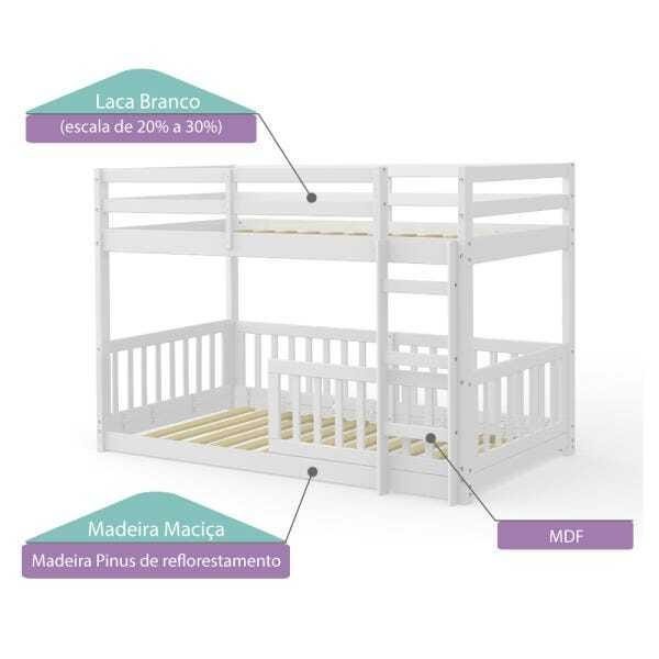 Beliche Infantil Montessoriano Prime RN - Casatema Branco - 2