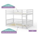 Ver imagem 2 de Beliche Infantil Montessoriano Prime RN - Casatema Branco