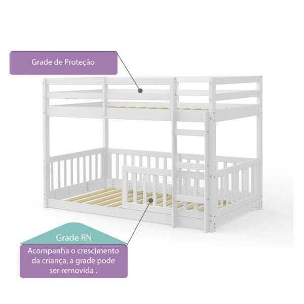 Beliche Infantil Montessoriano Prime RN - Casatema Branco - 5