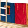 Cama Infantil com Escorregador, Tenda e Telhado Casatema - 5
