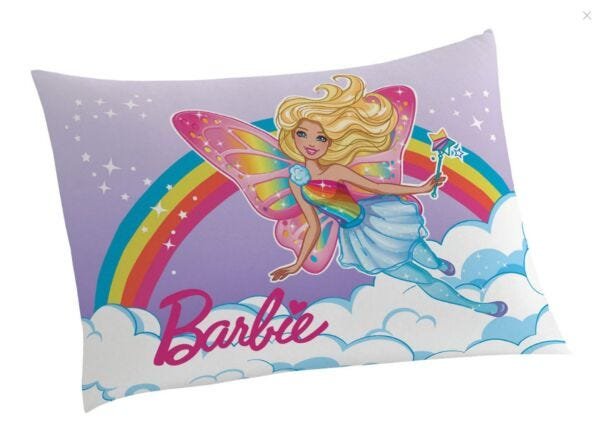 Jogo de Cama Infantil Barbie Reinos Mágicos Lepper