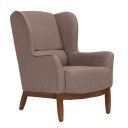 Ver imagem 2 de Poltrona Dekorien Milena Linho Avelã Alto Acabamento